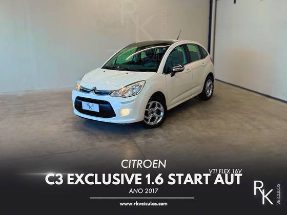CITROËN C3 1.6 EXCLUSIVE 16V FLEX 4P AUTOMÁTICO